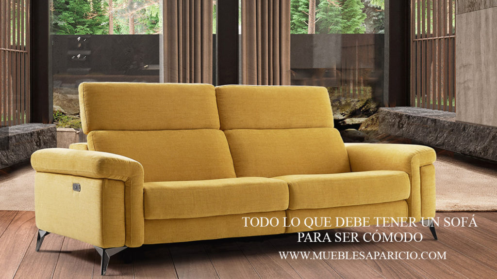 Todo lo que debe tener un sofá cómodo