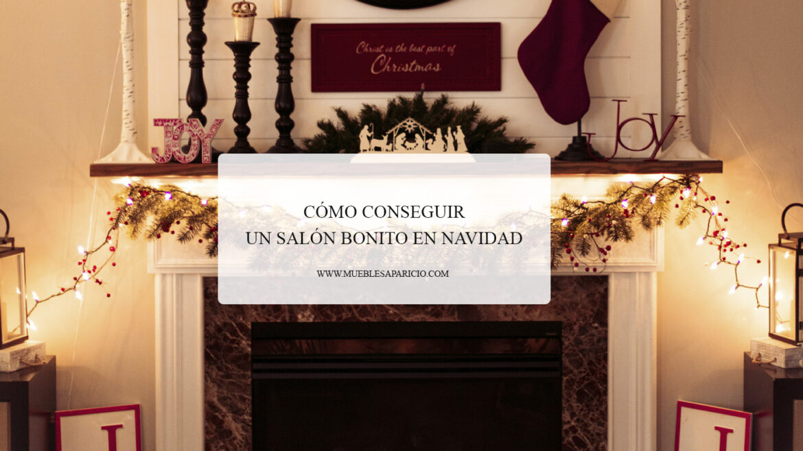 como conseguir un salón bonito en Navidad