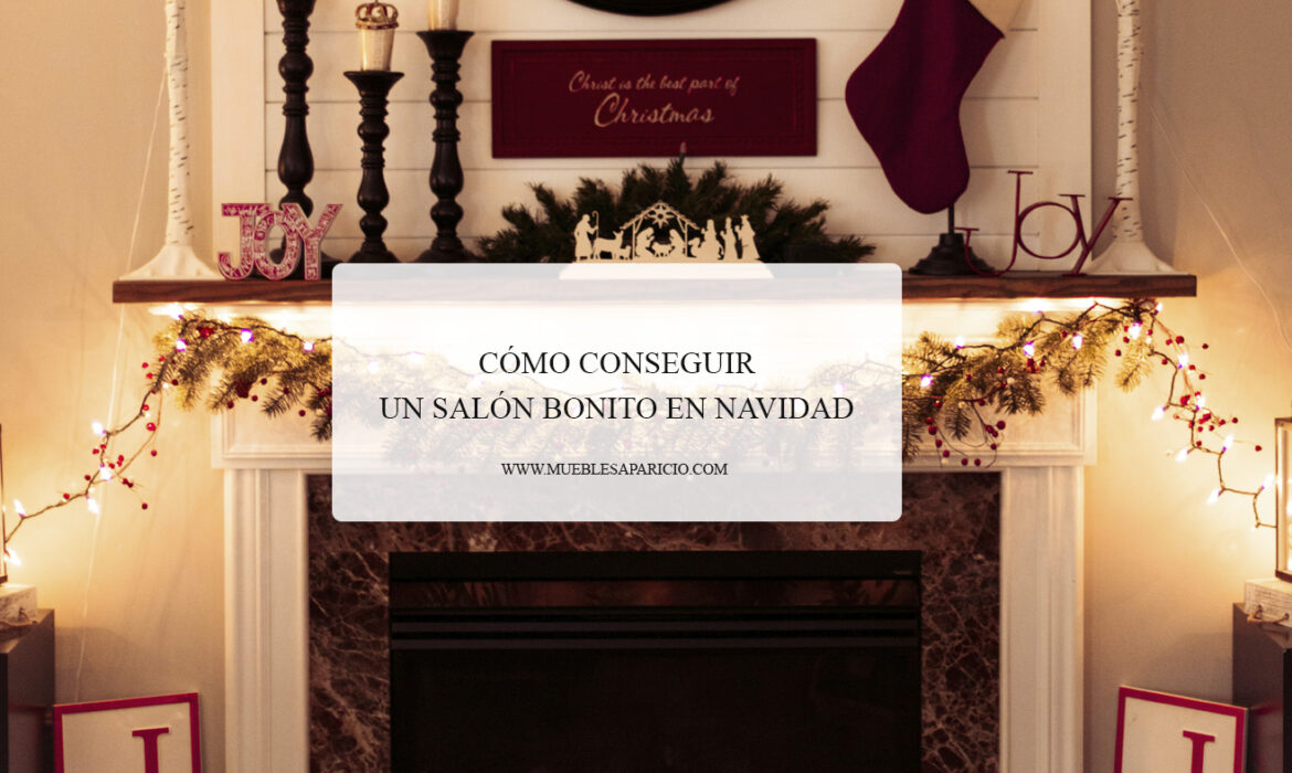 como conseguir un salón bonito en Navidad