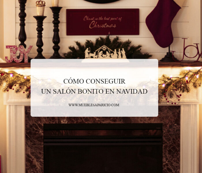 como conseguir un salón bonito en Navidad