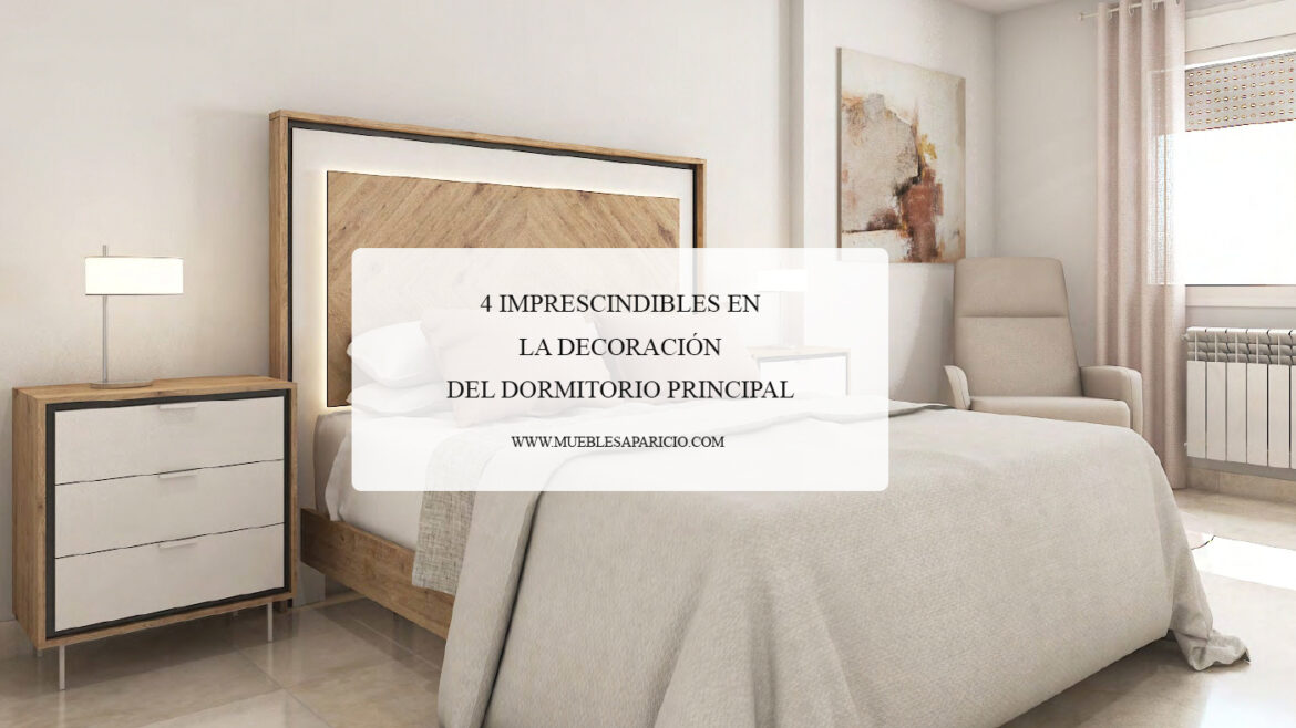 decoración del dormitorio principal