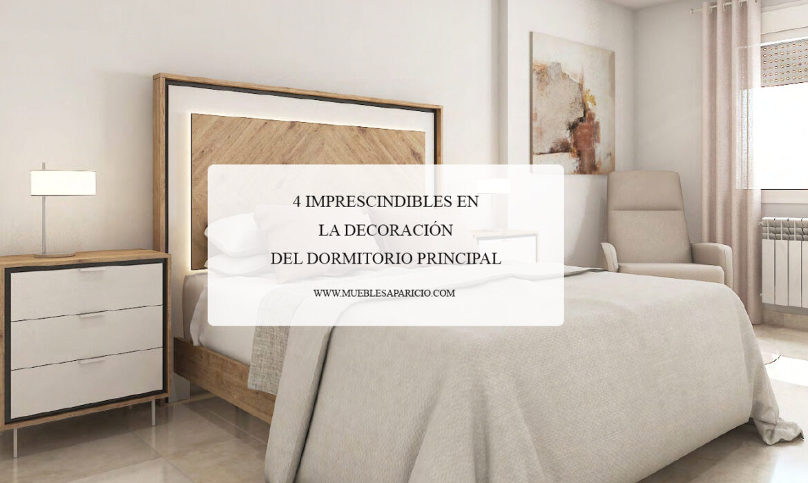 decoración del dormitorio principal