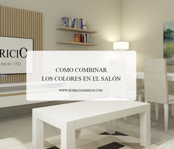 combinar colores en el salon