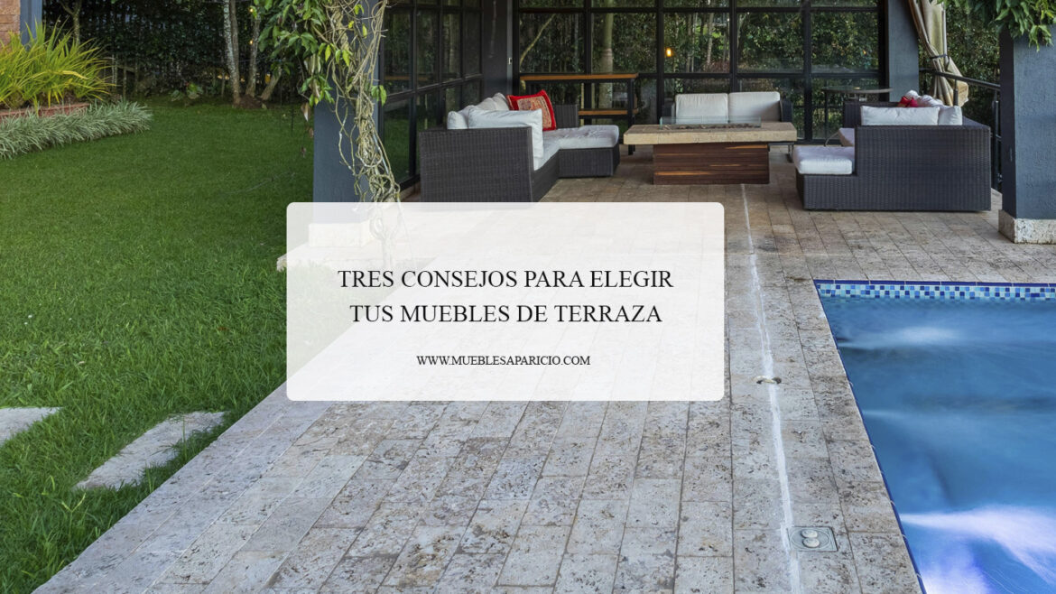 muebles de terraza