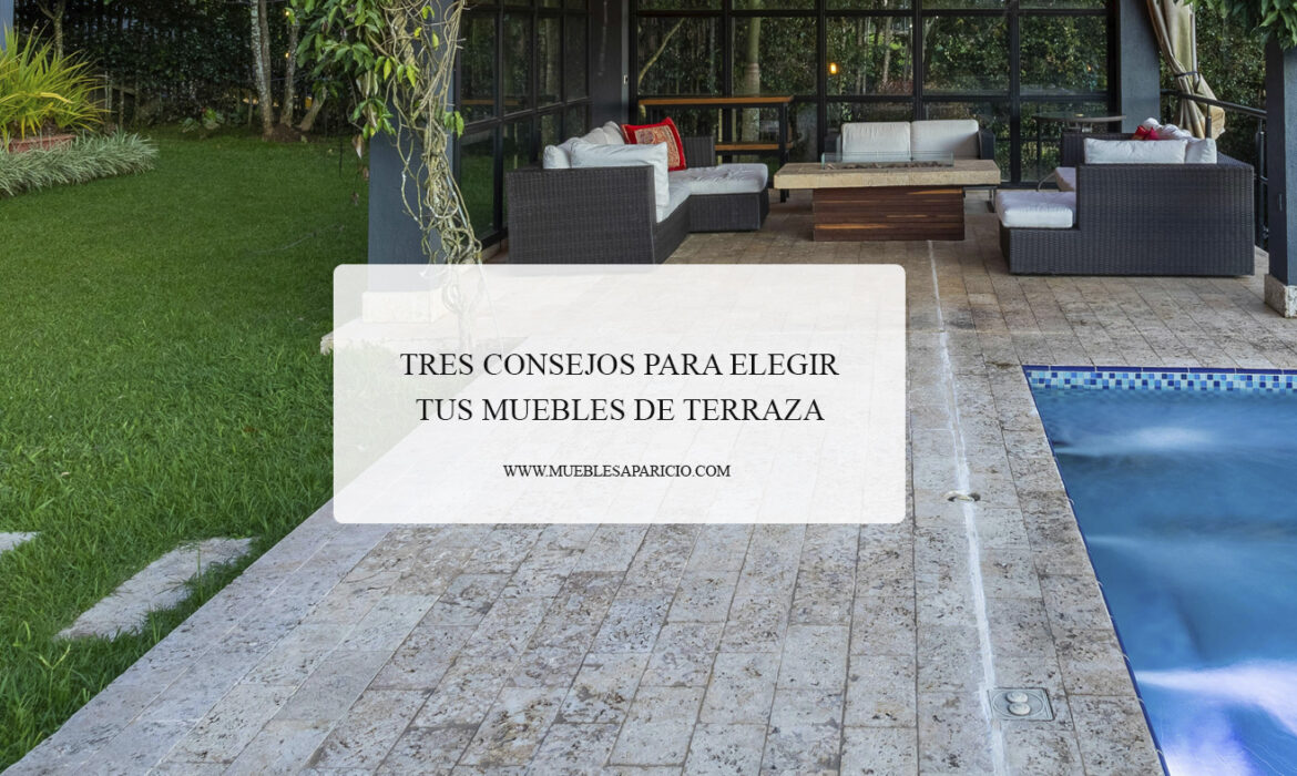 muebles de terraza