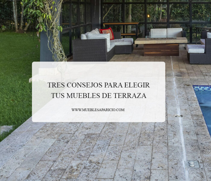 muebles de terraza