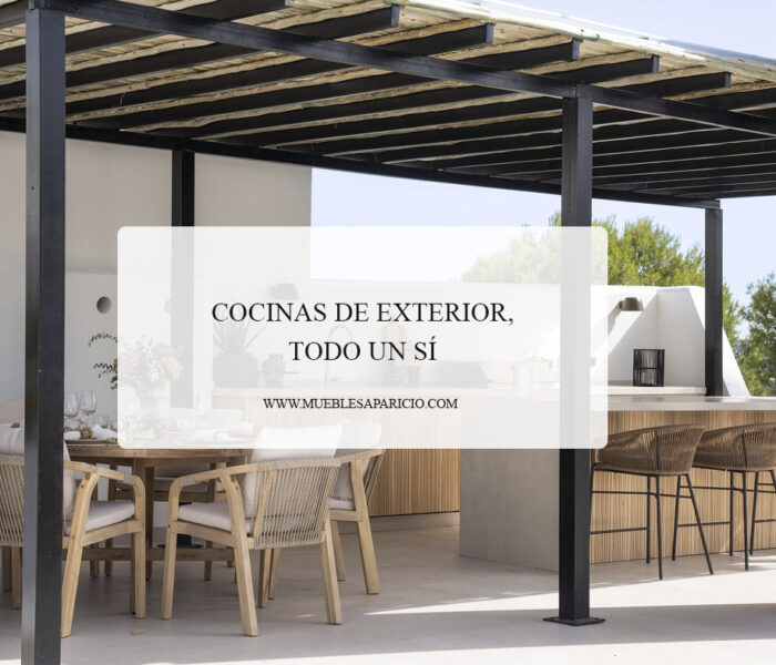 cocina de exterior