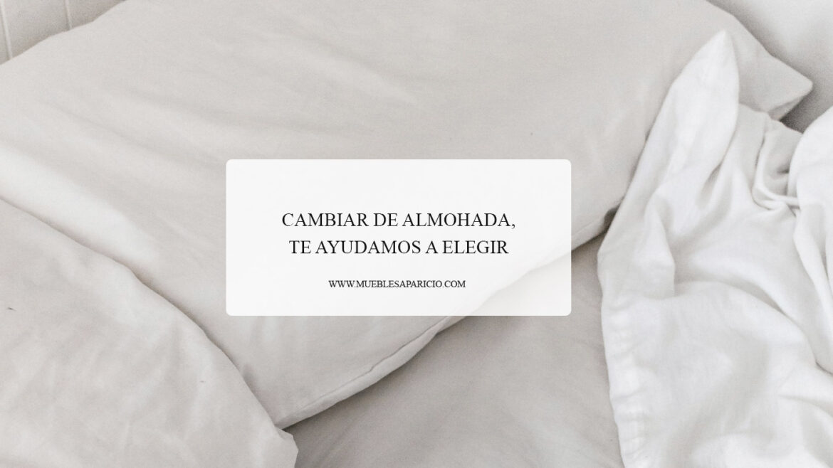 renovar la almohada