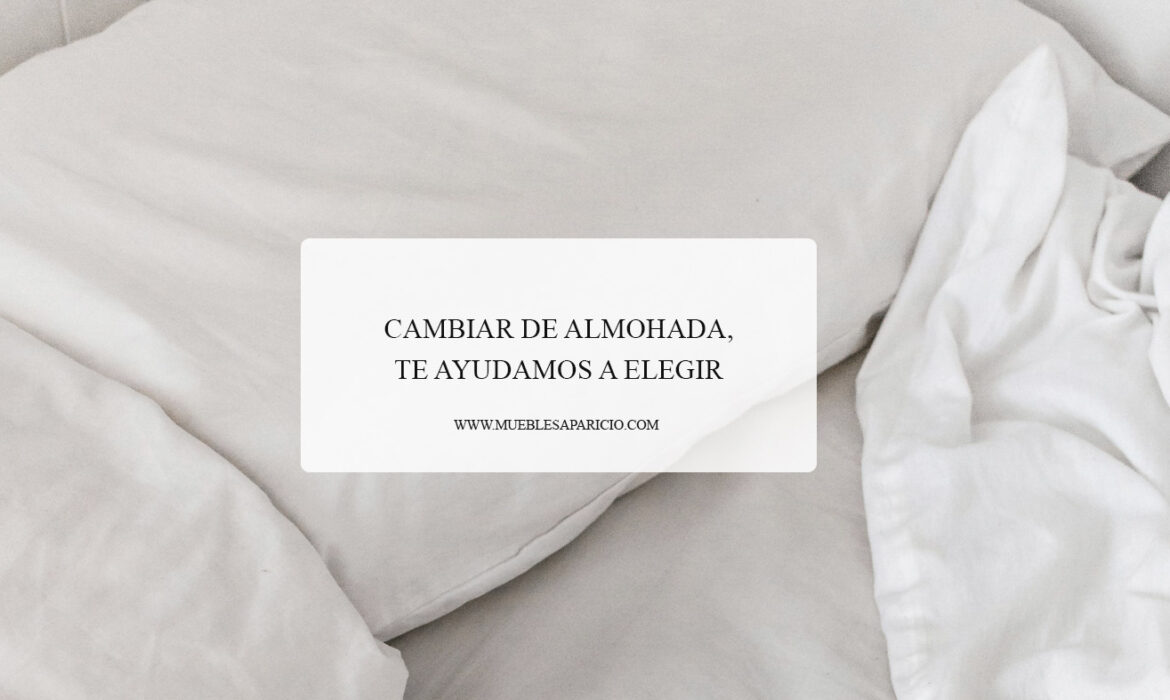 renovar la almohada