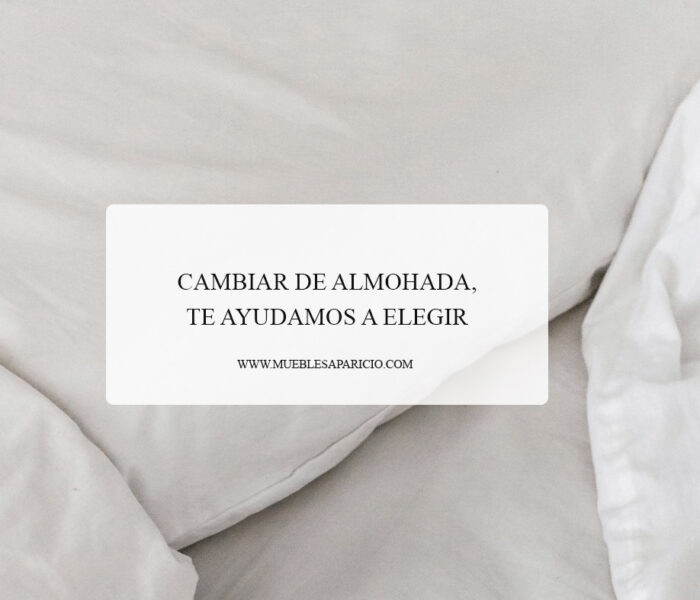 renovar la almohada