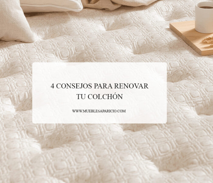 Renovar tu colchón