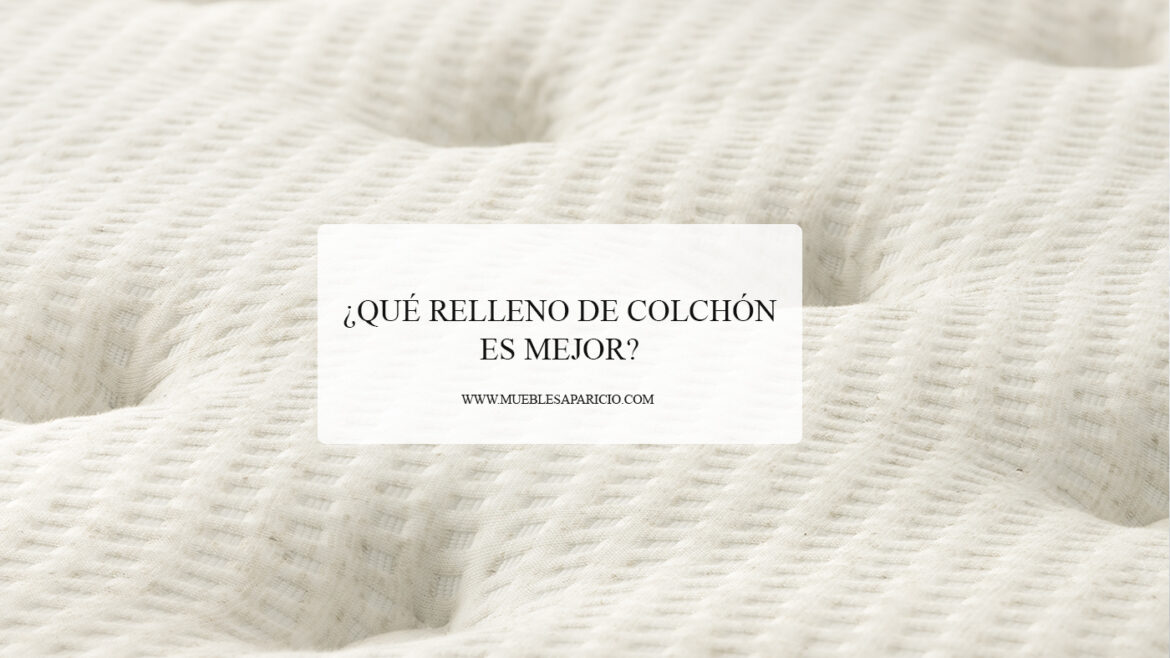 relleno de colchon